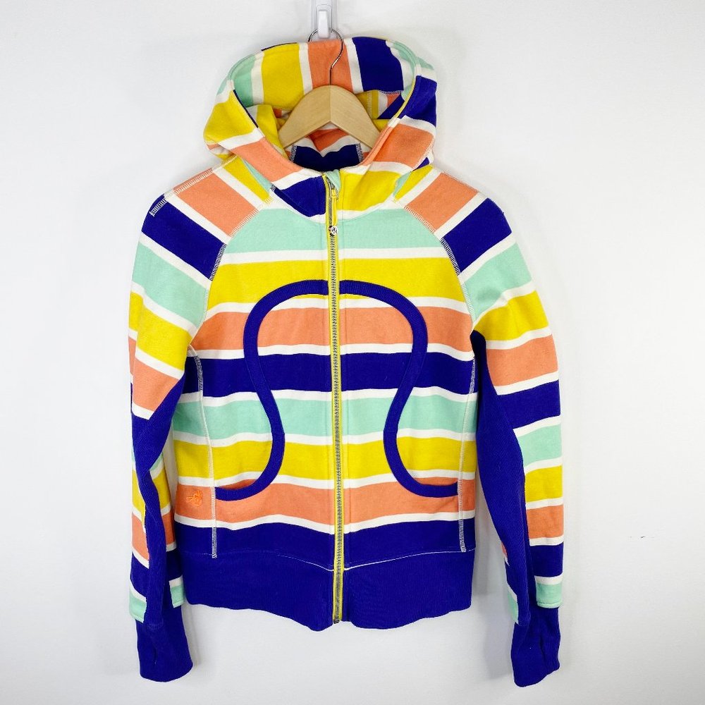 lululemon athletica Multicolor Striped Hoodie